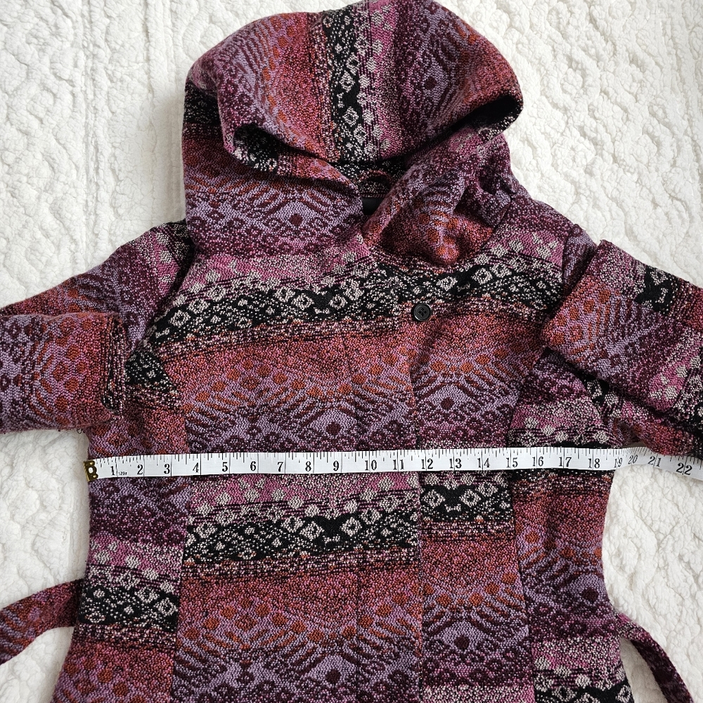 Mossimo Boho Western Aztec Print Convertible Cowl… - image 6